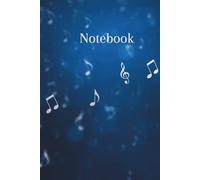 Musical Themed Notebook: Midnight Collection: A Stylish Hardcover Lined Notebook for Music Lovers