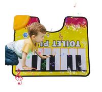 Musical Toilet Mat - Interactive Keyboard Mat, Humorous Sound Function, Soft Comfortable Material | Kids Boys Girls Bathroom Dorm Apartment Funny Practical Joke Home Accessories