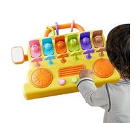 Musical Toy - Educational Piano Drum | Bus Design Electronic Piano Keyboard Drum Set - for Preschool Travel Christmas Birthday Boys Girls