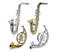 Musical Toy Instrument - Educational Set for Saxophone, Trumpet, Trombone, Light Marching Band, Simulation Game for Beginners | Students, Learning and Classroom at