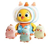 Musical Toys Chicken, Light-Up Animal Game, Practical Preschool Aid, Functional Daycare Supply, Portable Kindergarten Accessory, for Kids Boys Girls Early Learning Center Daily Routine