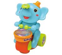 Musical Toys For Toddlers 1-3Elephant Toy Walking Elephant Baby Musical Toys With Drum, Electric Car With Led Lights & Sounds, Sensory Activity Learning Educational Moving For Baby Aged 3+