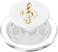 Musical Treble Clef Music Notes G Clef PopSockets PopGrip for MagSafe