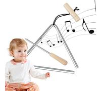 Musical Triangular Instrument, Percussion Triangles,Steel Musical Triangle | Steel Triangular Percussion Bell with Strokes for Rhythm Education