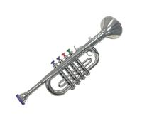 Musical Trumpet - 4 Colorful Children Keys, Educational Toys Horn, Early Learning Music Instrument, Coordination Training Play Toy | Fun Pretend Musicals Playset for Boys Girls Toddler Birthday Gift