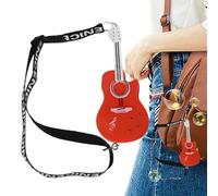 Musical Violin Keychain Small Violin Shaped Funny Sad Music Toy Keychain