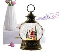 Musical Water Globe - Christmas Musical Snow Globe, Christmas Decoration Sphere, USB and Battery Powered Seasonal Decor for Family Indoor Holiday Party Gathering Workplace File