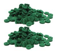 Musical Wool 23×14×4 180Pcs Green Pure Wool Piano Keyboard Felt Pad Round Musical Instrument Accessory