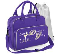 MusicaliTee Ballet Dancer - Dancing Girl - PURPLE - DUO DANCE & Drawstring Shoe Bag