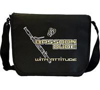 MusicaliTee Bassoon Dude Attitude - Sheet Music & Accessory Messenger TRIO Bag