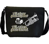 MusicaliTee Cornet Play For A Pint - Sheet Music & Accessory Messenger TRIO Bag