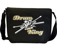 MusicaliTee Drum Sticks King - Sheet Music & Accessory Messenger TRIO Bag