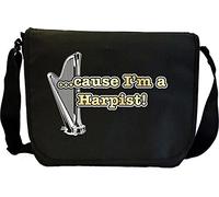 MusicaliTee Harp Cause - Sheet Music & Accessory Messenger TRIO Bag
