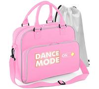 MusicaliTee Indian Dancing - Dance Mode On - PINK - DUO DANCE & Drawstring Shoe Bag