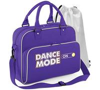MusicaliTee Indian Dancing - Dance Mode On - PURPLE - DUO DANCE & Drawstring Shoe Bag