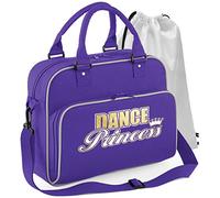 MusicaliTee Irish Gaelic Dancing - Dance Princess - PURPLE - DUO DANCE & Drawstring Shoe Bag