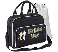 MusicaliTee Line Dancing - Dance Magic - BLACK + WHITE - DUO DANCE & Drawstring Shoe Bag