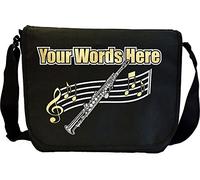 MusicaliTee Saxophone Sax Soprano - PERSONALISED Custom Sheet Music & Accessories TRIO Bag