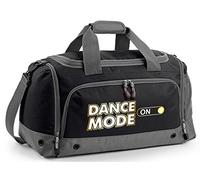 MusicaliTee Tap Dancing - Dance Mode On - Jet BLACK - QUARTET HOLDALL Dance Gym Bag
