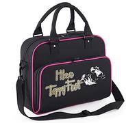 MusicaliTee Tap Dancing - Have Tappy Feet - BLACK + MAGENTA - DUO DANCE & Drawstring Bags