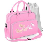 MusicaliTee Tap Dancing - Tappy Feet - PINK - DUO DANCE & Drawstring Shoe Bag