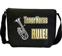 MusicaliTee Tenor Horn Rule - Alto - Sheet Music & Accessory Messenger TRIO Bag