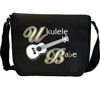 MusicaliTee Ukulele Babe - Sheet Music & Accessory Messenger TRIO Bag