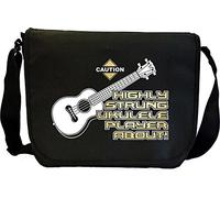 MusicaliTee Ukulele Highly Strung - Sheet Music & Accessory Messenger TRIO Bag