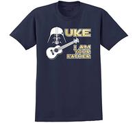 MusicaliTee Ukulele Uke I Am Your Father Vader - Navy Blue Unisex T Shirt Chest 39 Medium