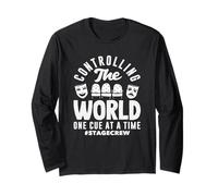 Musicals Lover Controlling The World One Cue Long Sleeve T-Shirt