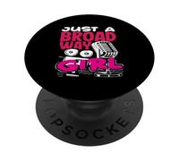 Musicals Lover Just A Broadway Girl PopSockets Adhesive PopGrip