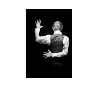 Musician - David Bowie Vintage Poster Canvas Poster Wall Art Decor Print Picture Paintings for Living Room Bedroom Decoration Unframe-style 12x18inch(30x45cm)