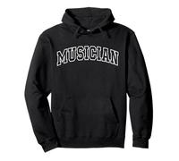 Musician Fun Athletic Lettering Music Artist Gift Men Women Pullover Hoodie