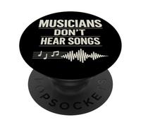 Musician Humor Guitar Player Identity Music Lifestyle Band PopSockets Adhesive PopGrip