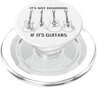 Musician Humor It’s Not Hoarding If It’s Guitars PopSockets PopGrip for MagSafe