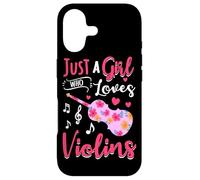Musician Just A Girl Who Loves Violin Violinist Case for iPhone 17