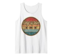 Musician Leons King Cassette Retro Circle 2000s Rock Vintage Tank Top