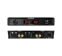 MUSICIAN MONOCEROS III Pre-Amp Fully Balanced Class A Preamplifier, R2R Fully Discrete Architecture Preamp with XLR*2/RCA Input XLR/RCA Output, Precise Volume Control, Black