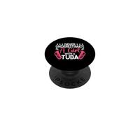 Musician Never Underestimate A Girl With Tuba PopSockets Adhesive PopGrip