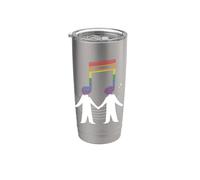 Musician Quarter Note Music Notes Gay LGBQI Pride Stainless Steel Insulated Tumbler