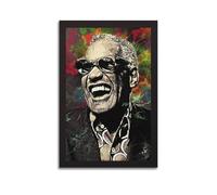 Musician Ray Charles Poster Poster Decorative Painting Canvas Wall Posters And Art Picture Print Modern Family Bedroom Decor Posters 20x30inch(50x75cm)