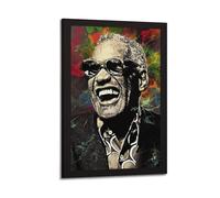 Musician Ray Charles Poster Poster Decorative Painting Canvas Wall Posters And Art Picture Print Modern Family Bedroom Decor Posters 08x12inch(20x30cm)