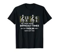 Musician - Violin - These Are Difficult Times T-Shirt