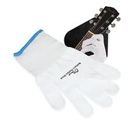 Musician's Practice Glove - 1-Pack Guitar Gloves for Women and Men, Fingertip Protectors for Playing String Instruments, Hand Issues and More, Nylon Thin Gloves for Indoor/Outdoor Gigs, XL, White