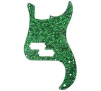 Musiclily 13 Hole P Bass Pickguard for Fender American/Mexican Standard Precision Bass,4Ply Green Pearl