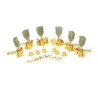 Musiclily 3R3L Vintage Guitar Tuners Machine Heads Tuning Keys Pegs Set for Les Paul Style Electric Acoustic Guitar,Gold