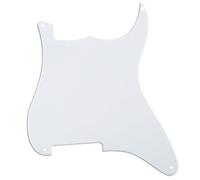 Musiclily 4 Hole Guitar Stratocaster Pickguard Blanks Material for Strat Style Guitar Custom, 1Ply White
