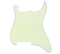 Musiclily 4 Hole Guitar Stratocaster Pickguard Blanks Material for Strat Style Guitar Custom, 3Ply Mint Green