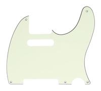 Musiclily 5 Hole Vintage Tele Pickguard for Fender American/Mexican Made Standard Telecaster Style Electric Guitar, 3Ply Ivory