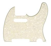 Musiclily 8 Hole Tele Pickguard Scratch Plate for Fender USA/Mexican Standard Telecaster Modern Style Electric Guitar, 4Ply Parchment Pearl